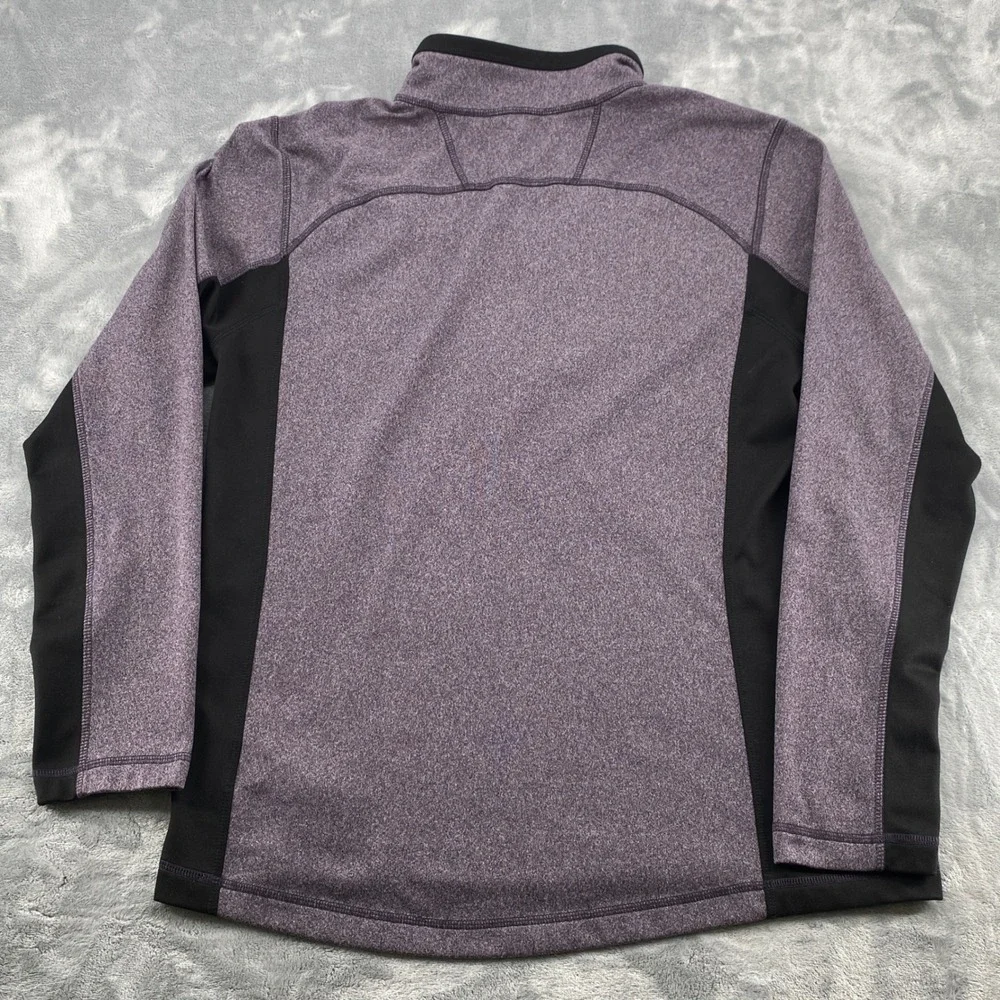 The North Face Mens Purple Heather Quarter Zip‎ Pullover NF00CP4A Size Medium